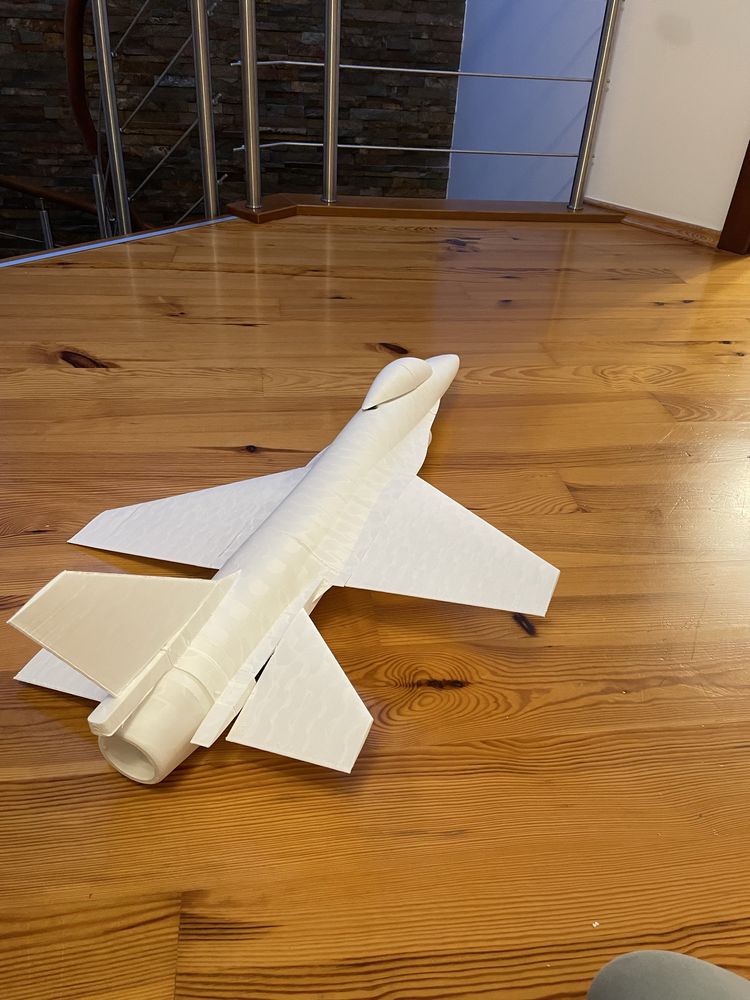 Samolot rc F16 druk 3d