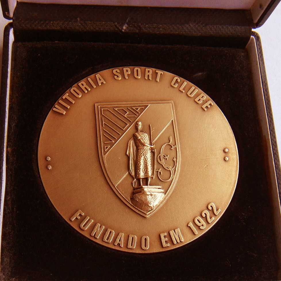 Medalha de Bronze Desporto Vitória Sport Clube Guimarães em Estojo