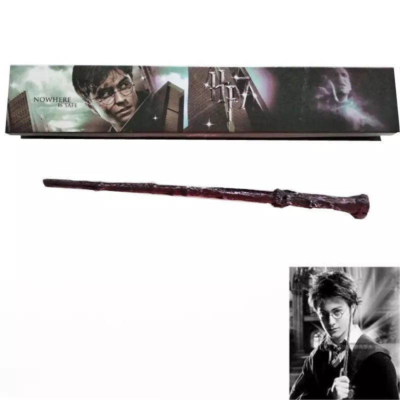 Varinha Harry Potter mágica 34cm cosplay