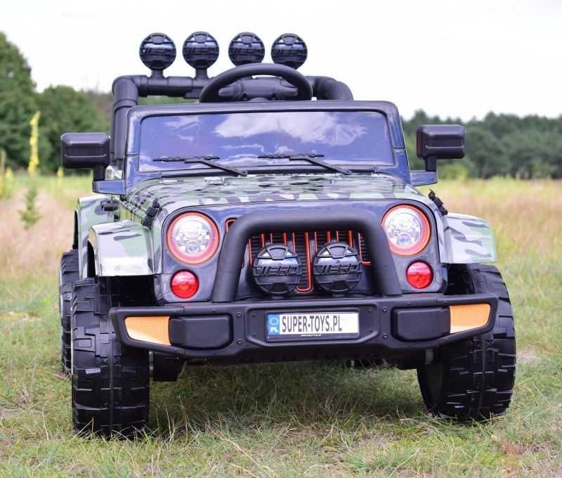 Auto samochód na akumulator JEEP FULLTIME 4x4 buggy terenowy na pilota