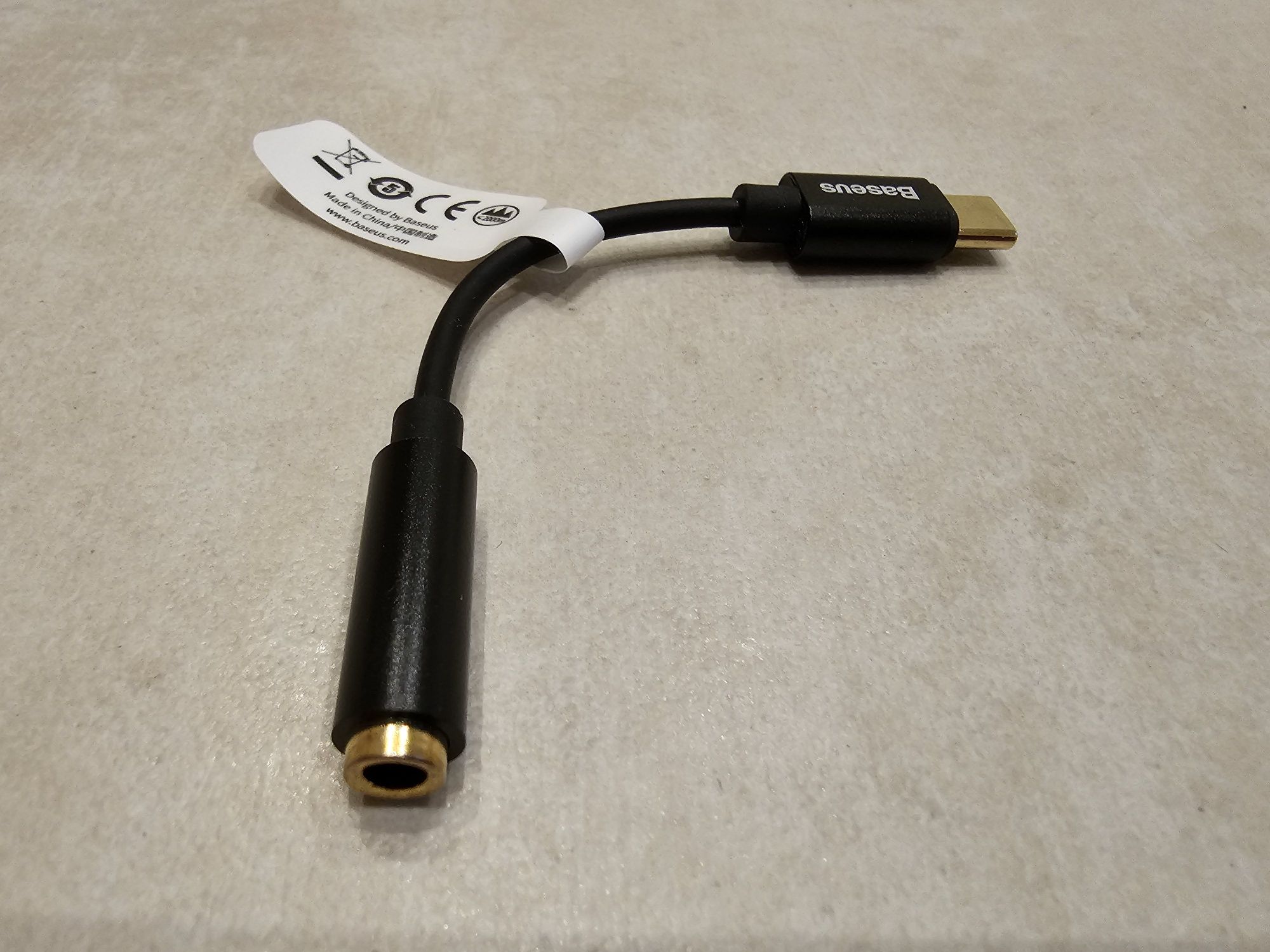 Adapter Baseus usb c na mini jacka typ L54