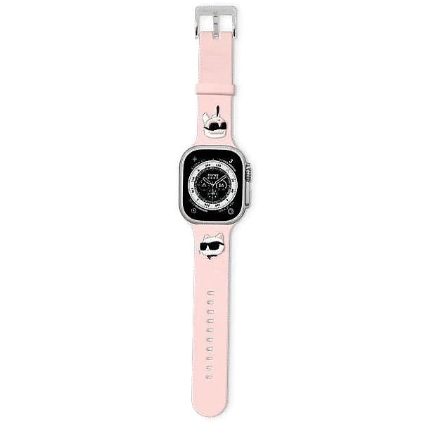 Pasek Karl Lagerfeld 3D Rubber Karl&Choupette Heads na Apple Watch 38/