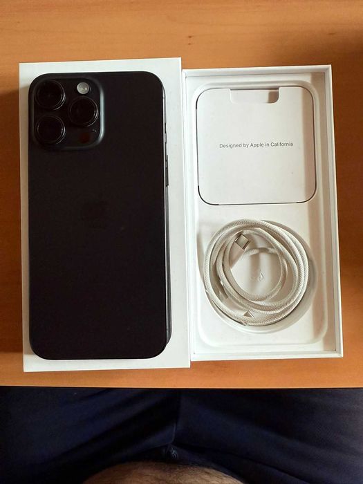 iPhone 15 Pro Max 256Gb Black Titanium Neverlock Ideal Европеец 2шт!