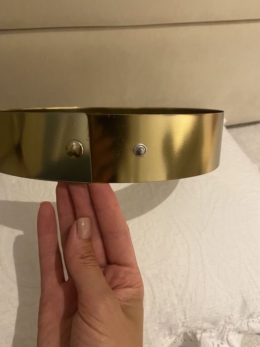 Cinto dourado Micaela Oliveira, ajustavem