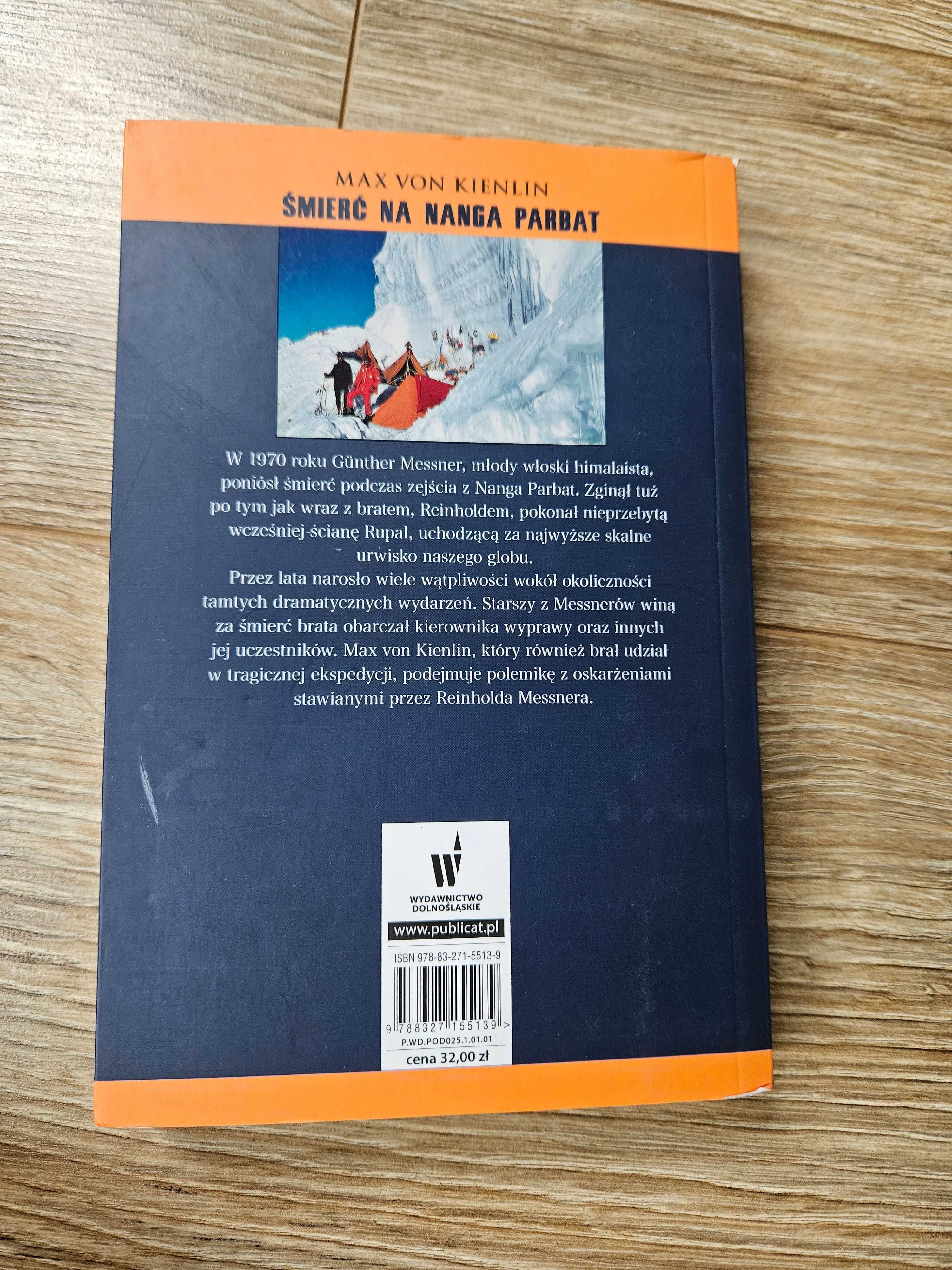 Śmierć na nanga parbat max von kienlin górska