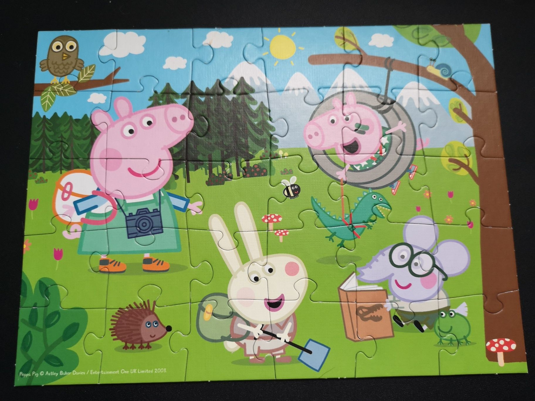 Puzzle Świnka Peppa 30 elementów zestaw 2 szt