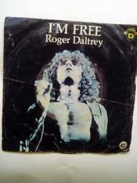 Vinil 45 rpm de Roger Daltrey, I'm free