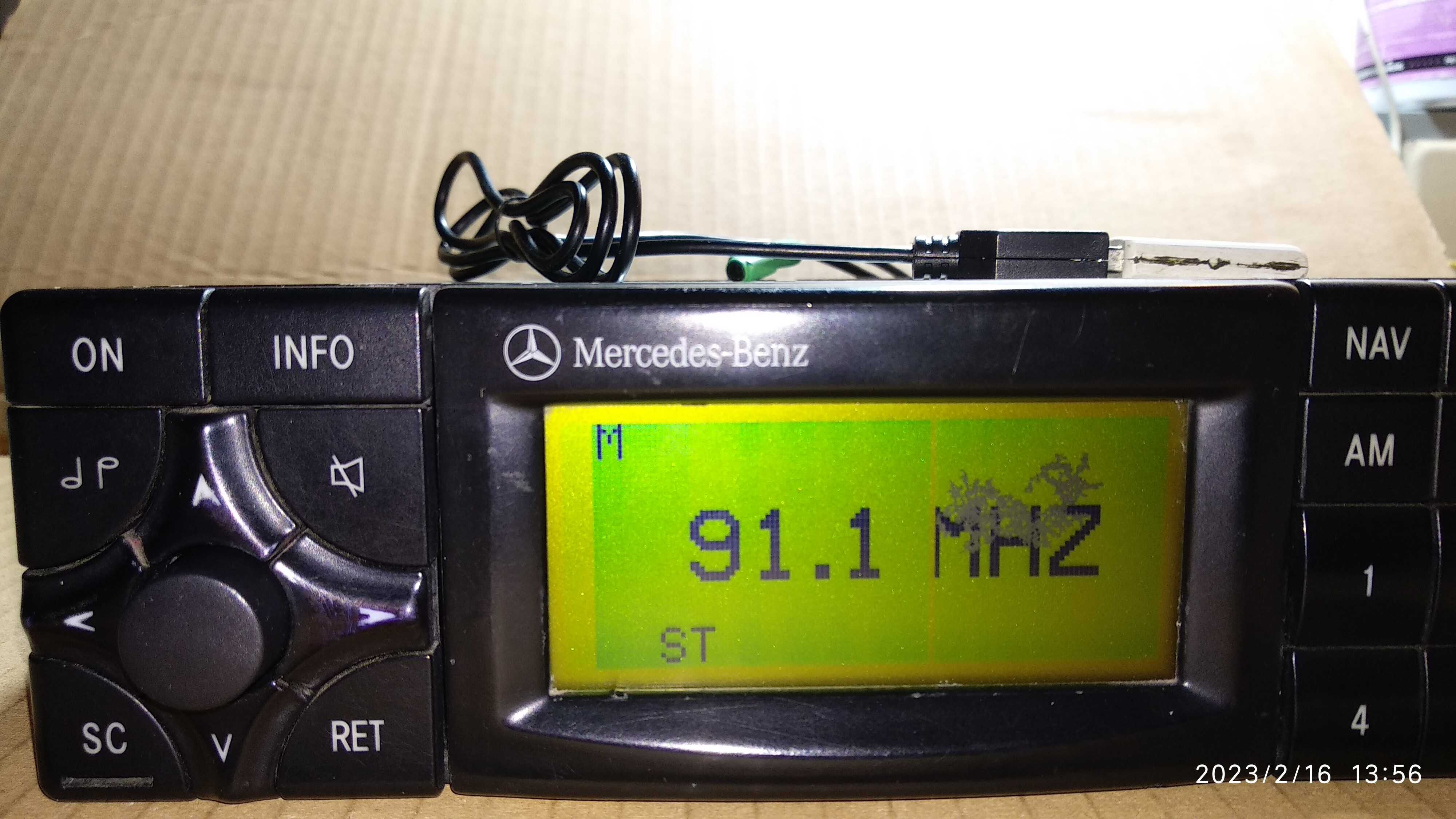 Mercedes w140 r129 Blaupunkt BP4902 з блютуз