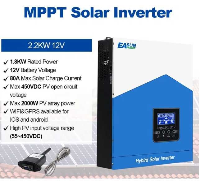 Гібридний інвертор EASUN ISolar SMH II 2.2KW 12V в наявності