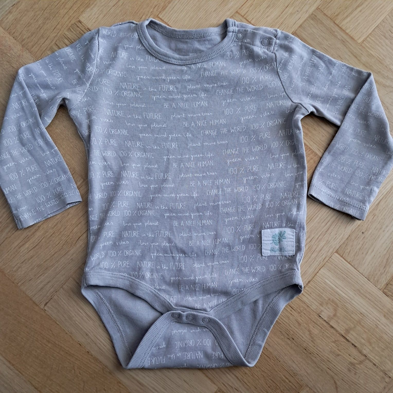 Body niemowlęce z długim rękawem 80 cm So Cute Organic