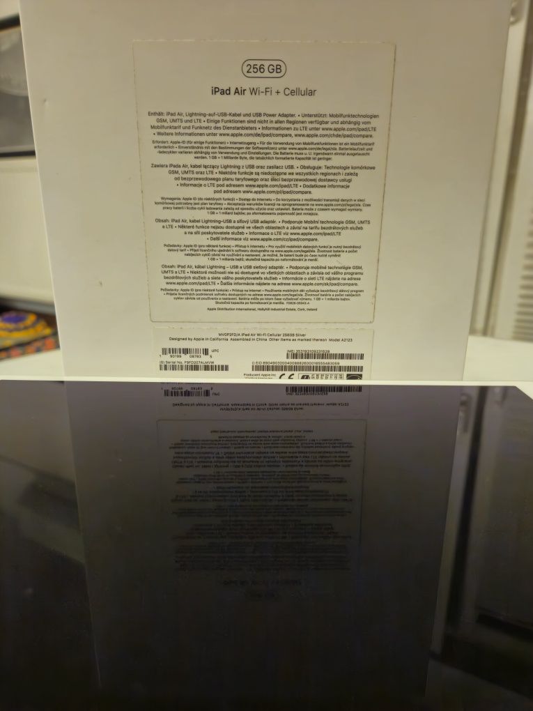 Apple iPad Air 3 gen. 256 GB (2019) 10.5 WiFi + LTE Silver