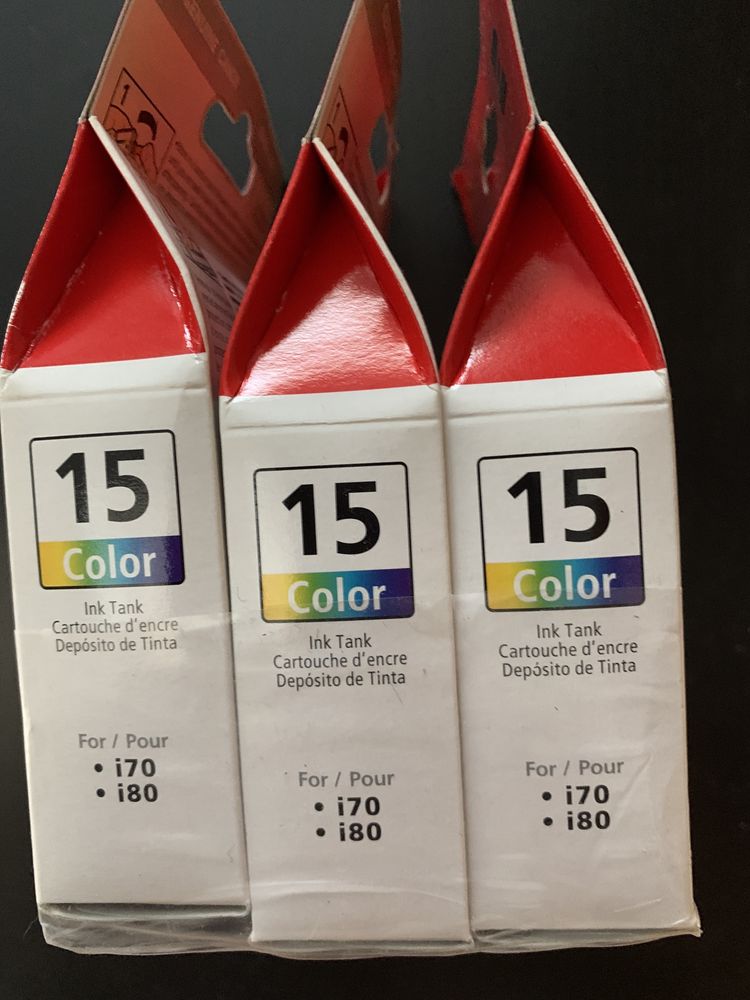 3 tinteiros BCI-15 color fechados e originais