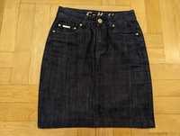 Spódnica jeansowa mini w rozmiarze XS