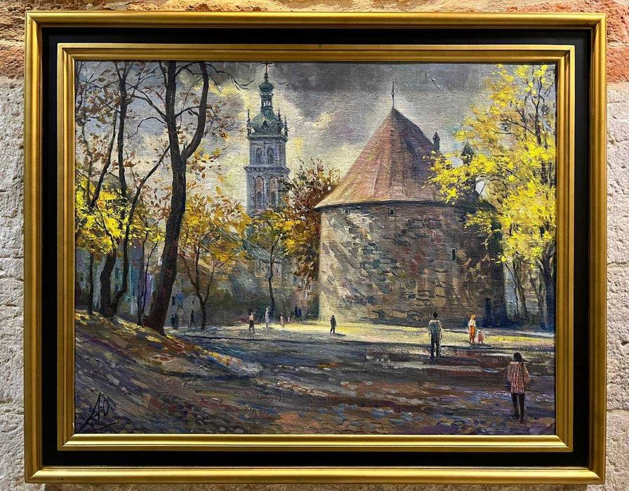 Автор: С. Серветник «Порохова вежа» Розмір 85×75 Полотно,олія