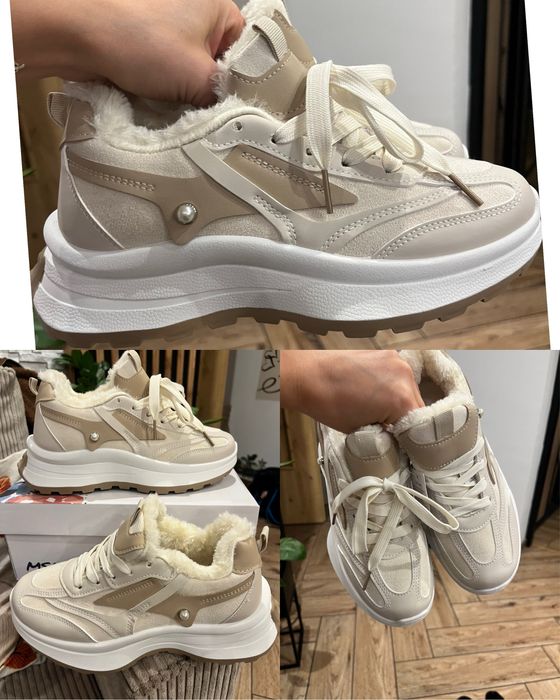 Buty damskie  adidasy ocieplane