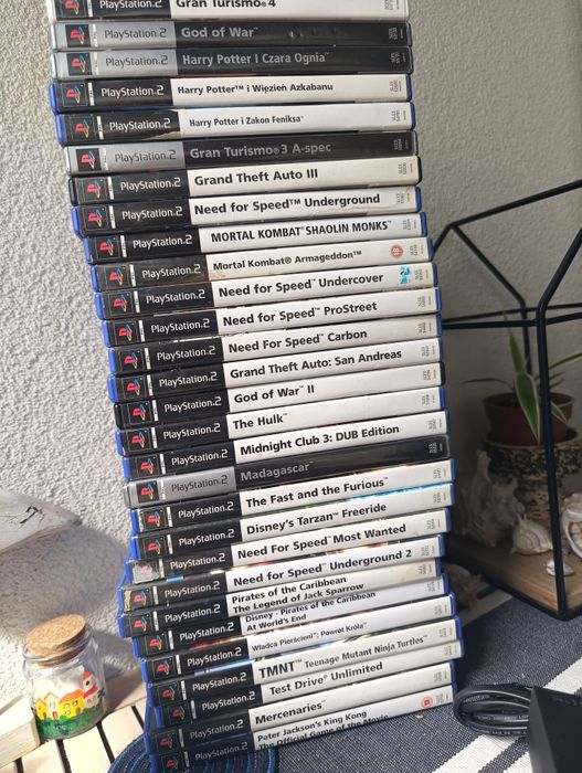 Konsola PlayStation 2 PS2 Slim pad karta okablowanie / gry ps2