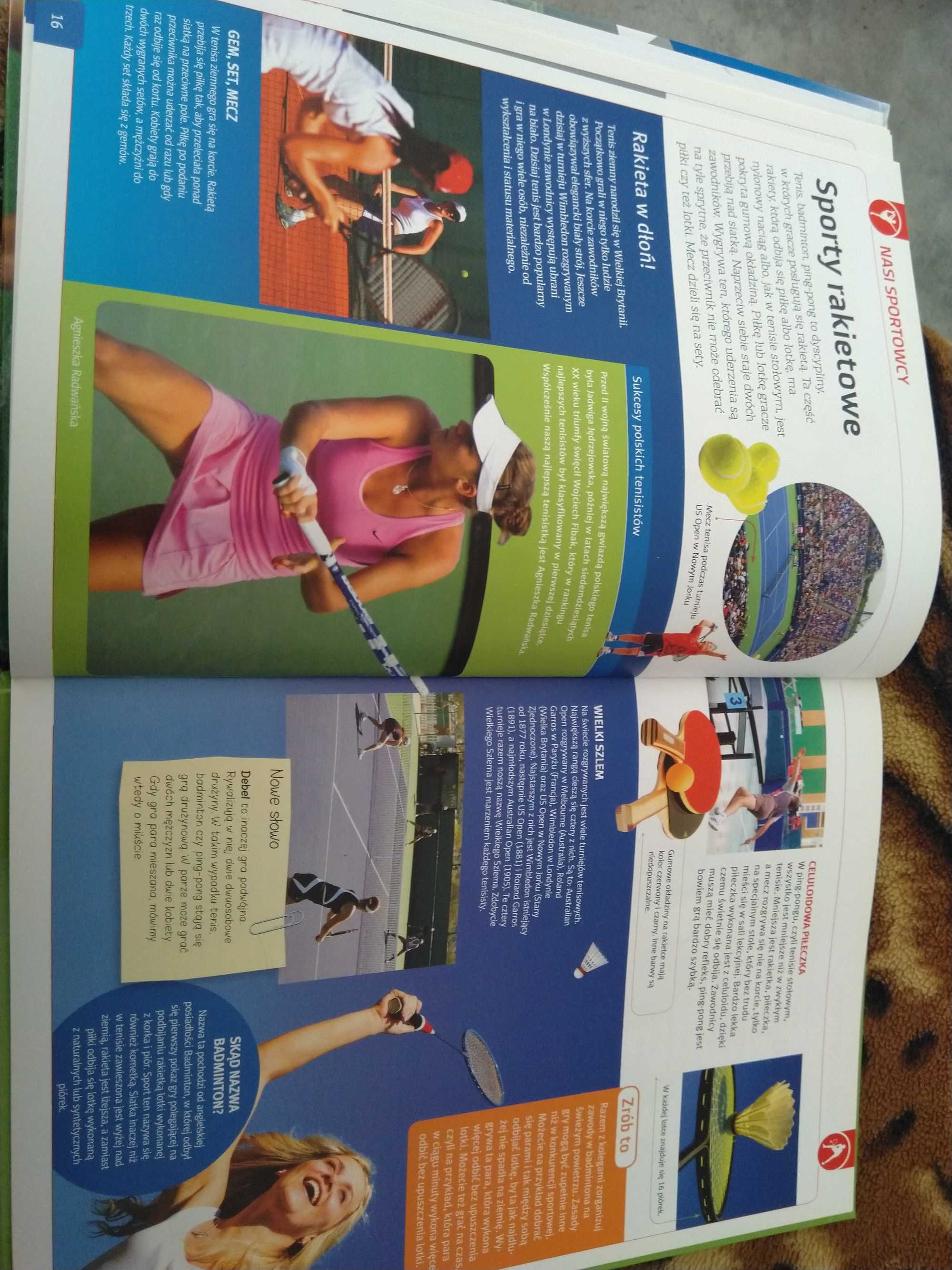 Książka Nasi sportowcy, Wszystko jest ciekawe Radwańska tenis