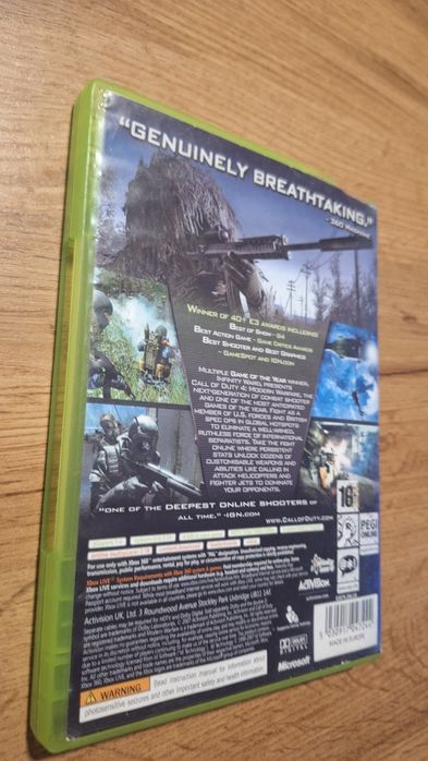 gra XBOX 360 Call of Duty 4, konsola, gaming