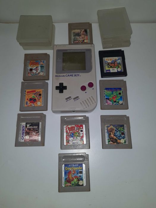 GameBoy DMG-001 Original + 9 jogos