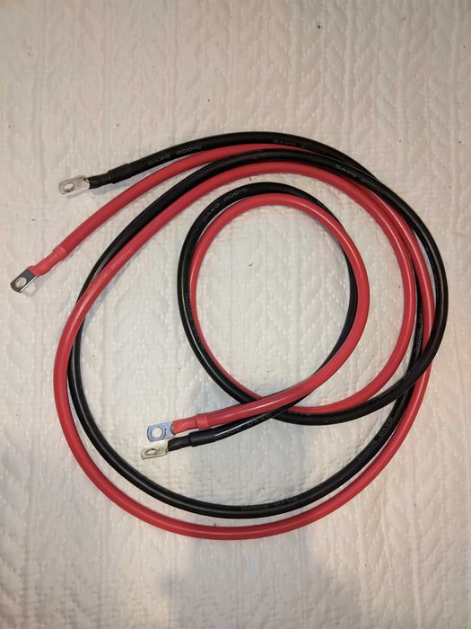 Кабель силіконовий для інвертора 5AWG (20 мм.кв.), 2 метри