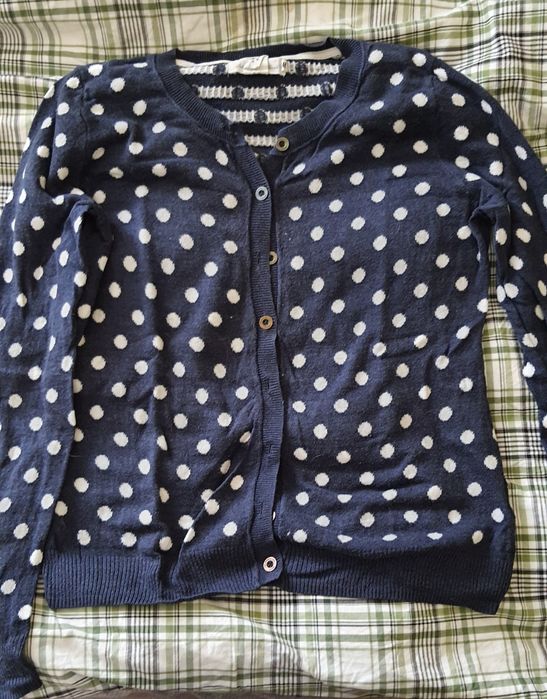 Damski sweterek hm rozm.M/L granatowy