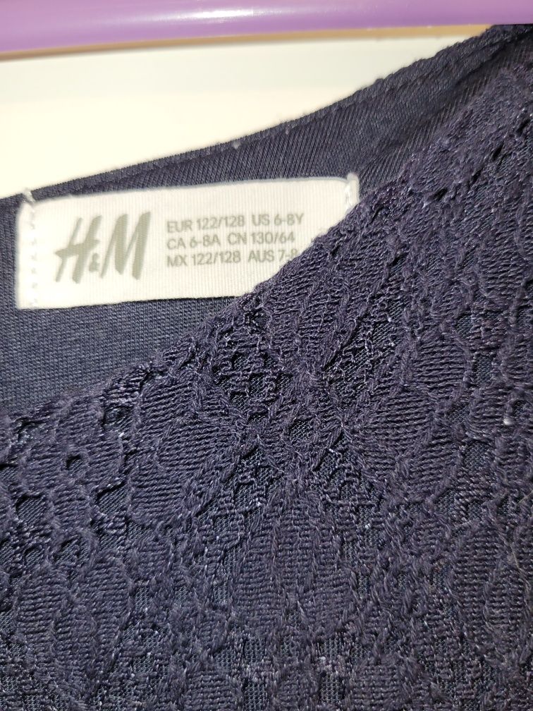 Sukienka H&M koronka 128
