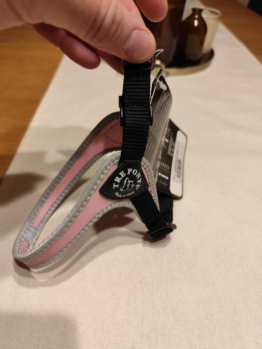 SZELKI psa York Maltańczyk XS 33-47cm TRE PONTI różowe - rozmiar 1,5