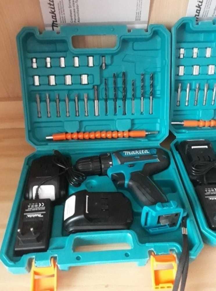 Шуруповерт акумуляторний makita 24 вольт 5 ач два акумулятора в кейсі