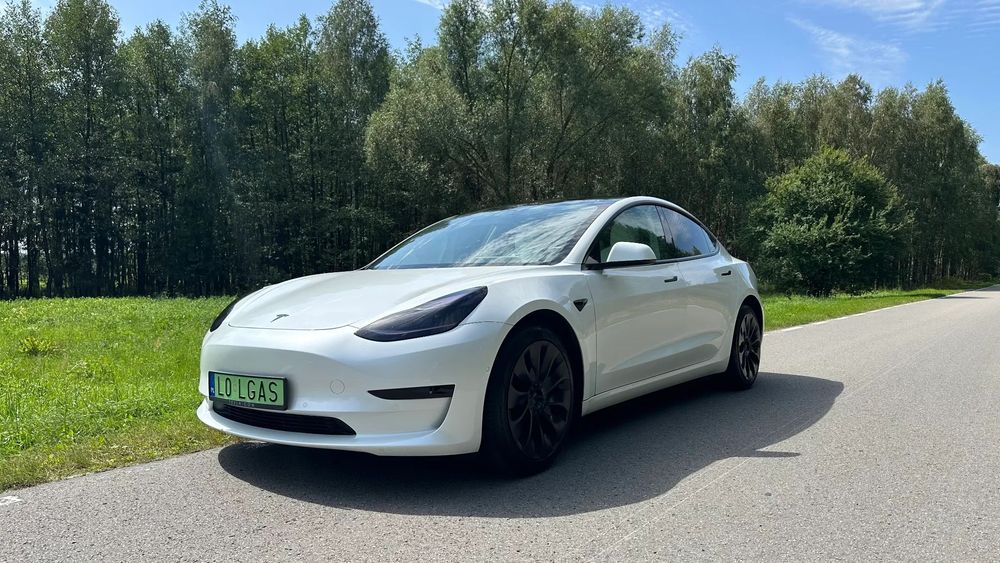Tesla Model 3 Salon Polska, Tablica LOL GAS, przyciemnione szyby, gwarancja