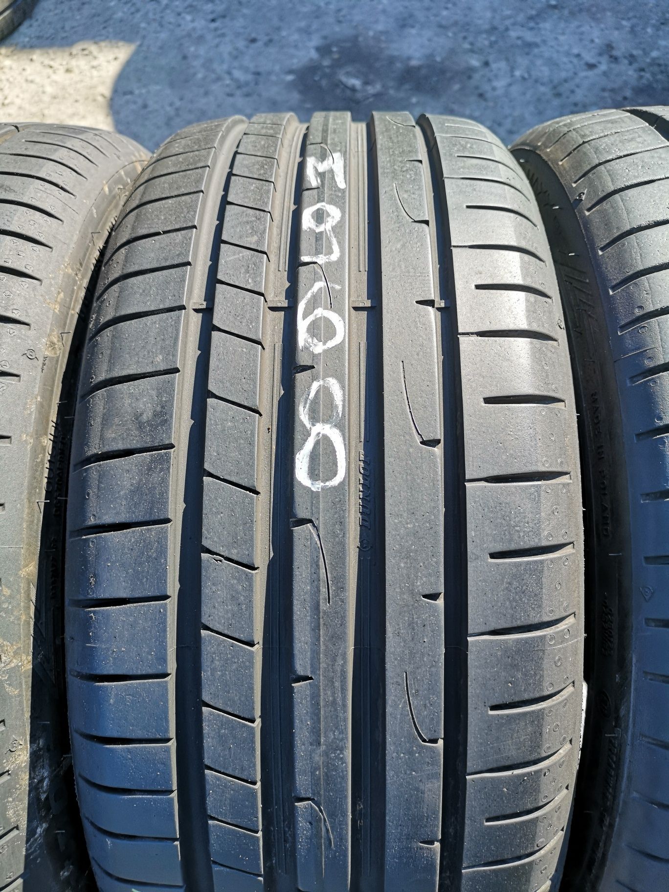 Opony letnie 205/40/17 Dunlop 4szt 7,3mm 2018r