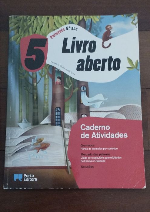 Manual e caderno atividades História, Português 5ano