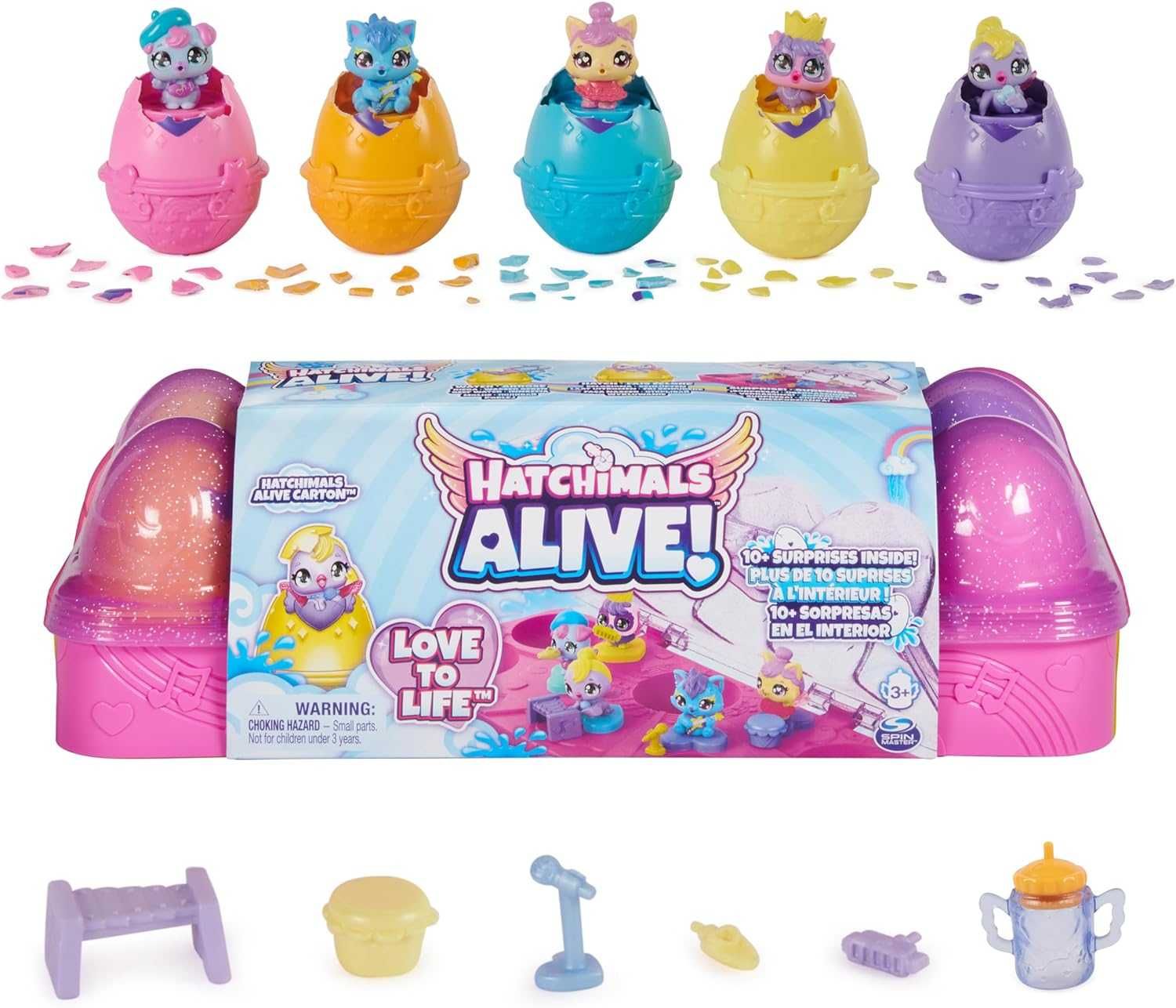 Хетчималс лоток 12 яиц Hatchimals Alive Egg Carton Toy