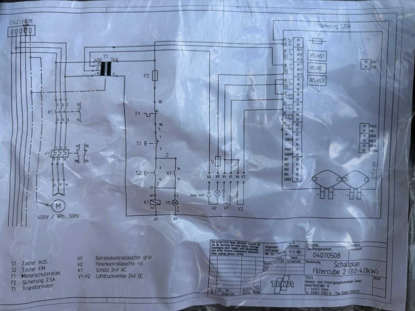 Odciąg pyłu, wyciąg dymu spawalniczego , filtr TEKA Filtercube 2H