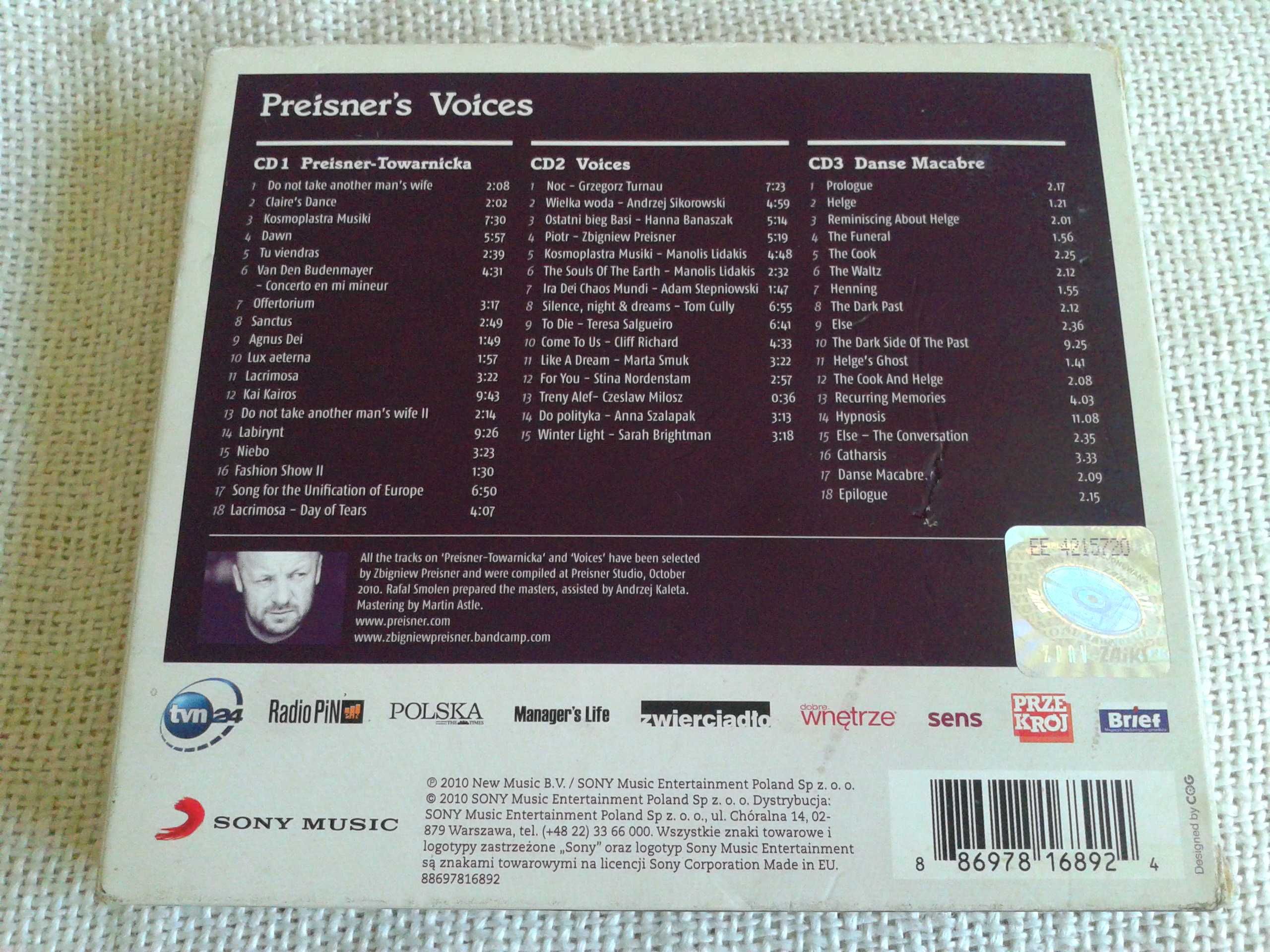 Zbigniew Preisner - Preisner's Voices 3CD