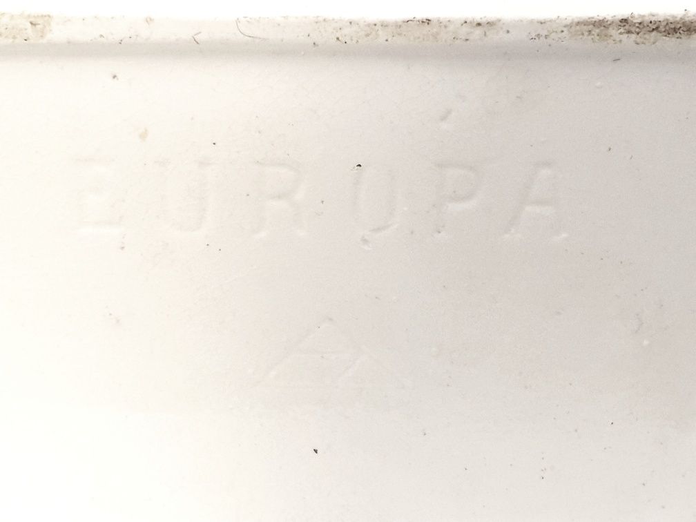 Antiga caixa de farinha de suspensão mural em cerâmica EURUPA