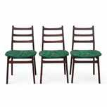 3 krzesła vintage Casala, Niemcy, lata 60. design retro