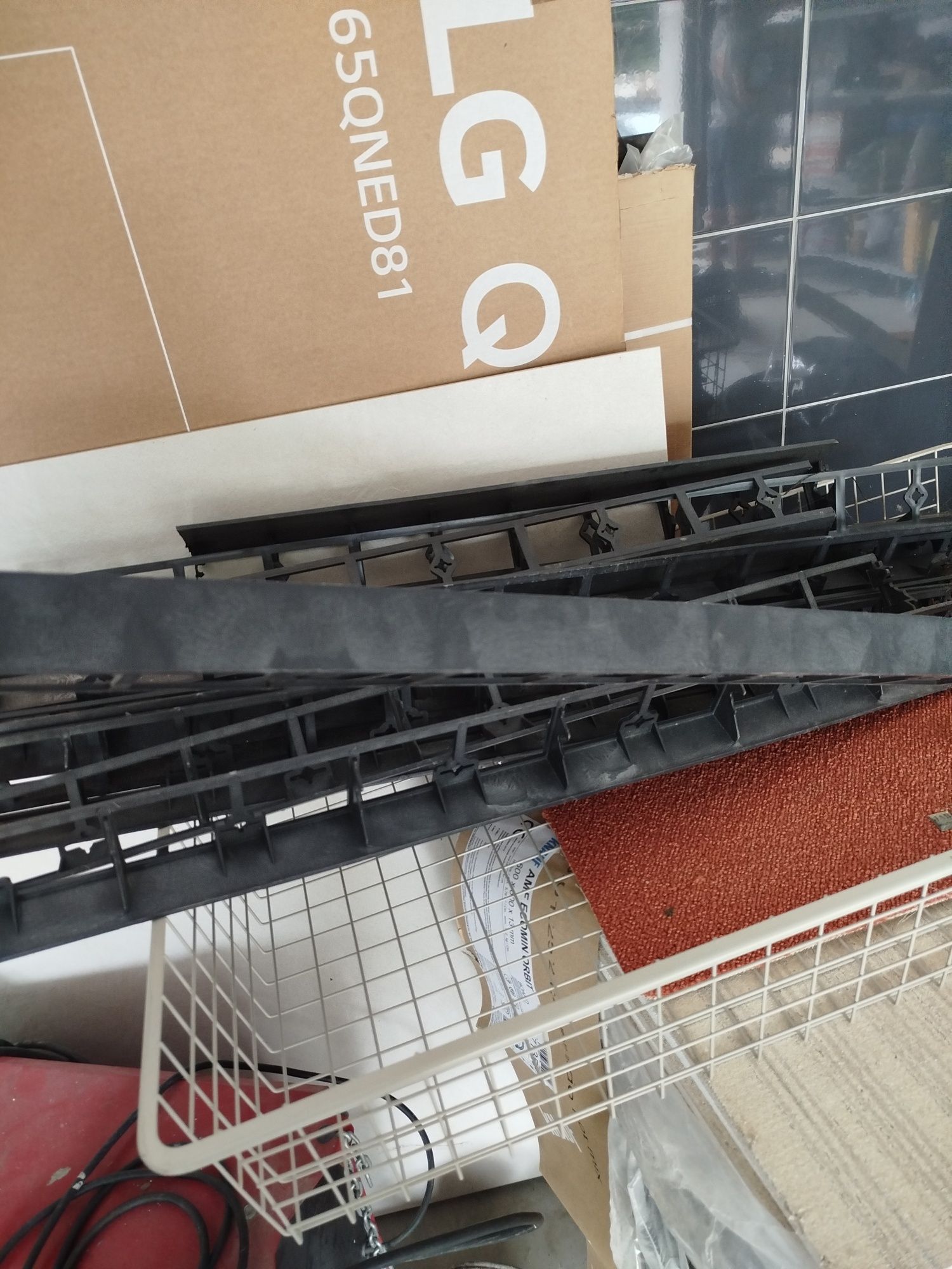 Obrzeża plastikowe 1m x 4,5cm 19sztuk Nowe