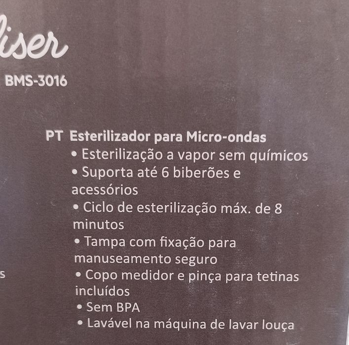 Esterilizador de Microondas Becken