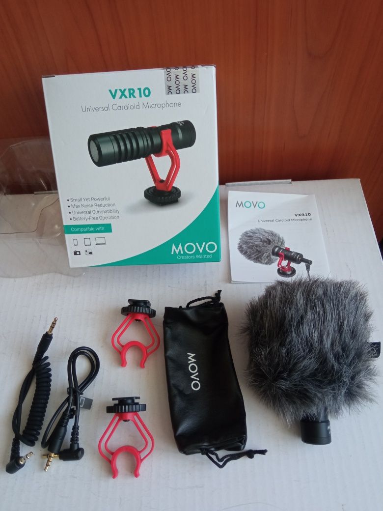 Видео-микрофон Movo VXR10 для iPhone/камеры