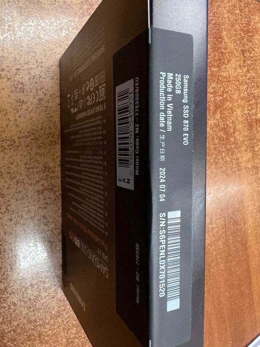Накопичувач, диск, ссд, SSD Samsung 870 EVO 250GB