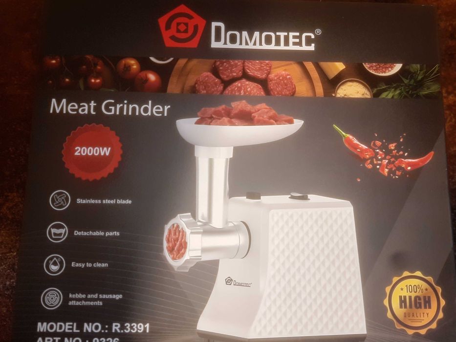 Мясорубка Domotec R.3391 с реверсом 2000 Вт