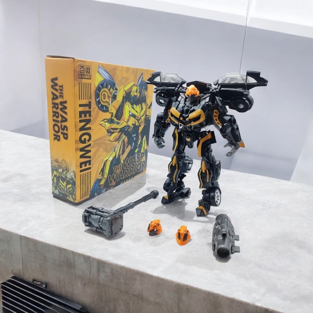 Игрушка Робот Трансформер Бамблби 16,5см ЧЁРНЫЙ Автобот Bumblebee