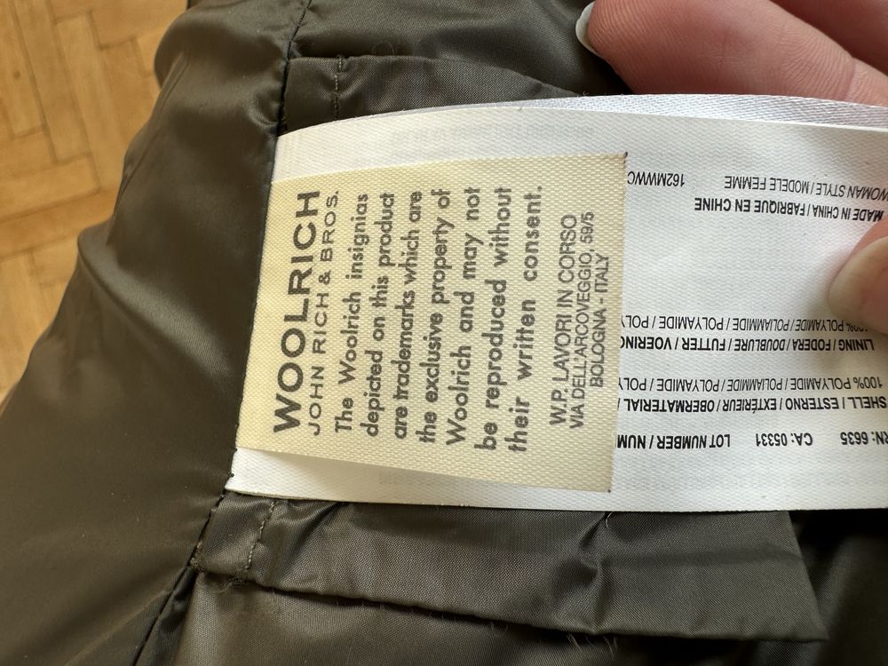 Parka woolrich 2 w 1. Rozm. M