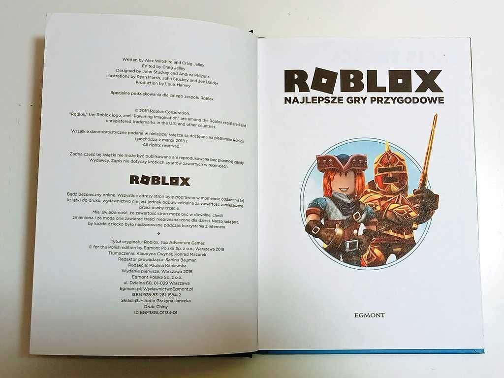 ROBLOX Najlepsze gry przygodowe, Książka / przewodnik Wersja PL