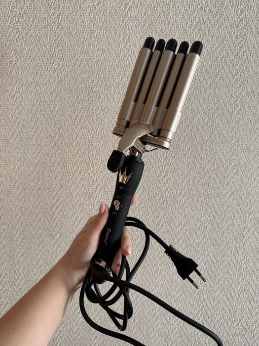 Плойка хвиля на 5 хвиль geemy gm-2933 велика плойка для волосся