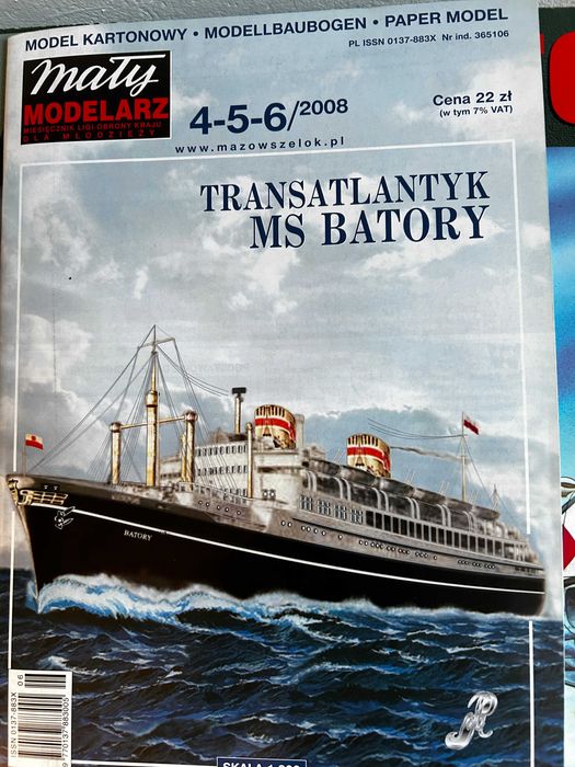 mały modelarz MS Batory