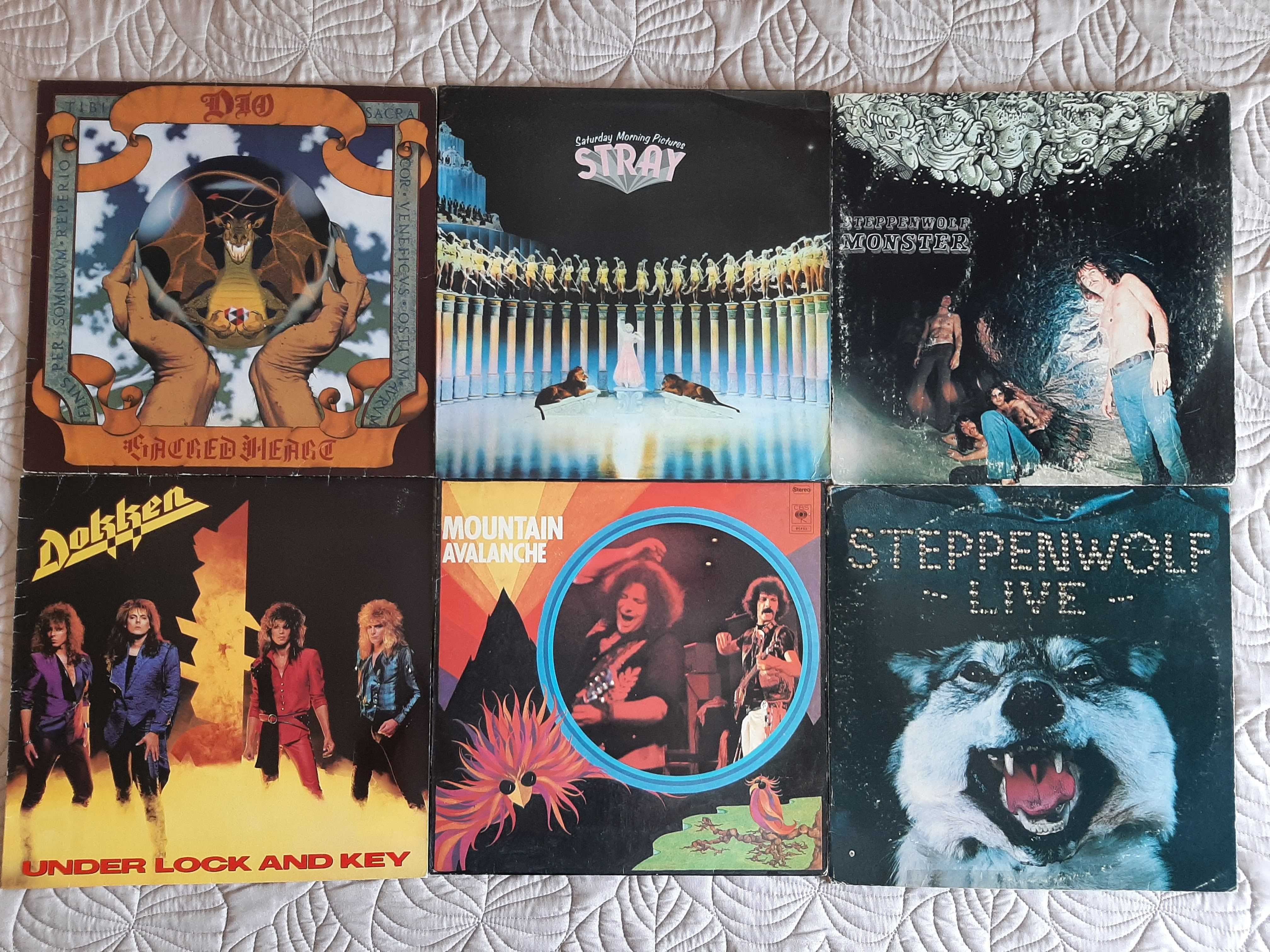 Dio - Dokken – Stray – Mountain - Steppenwolf - Vinil LP