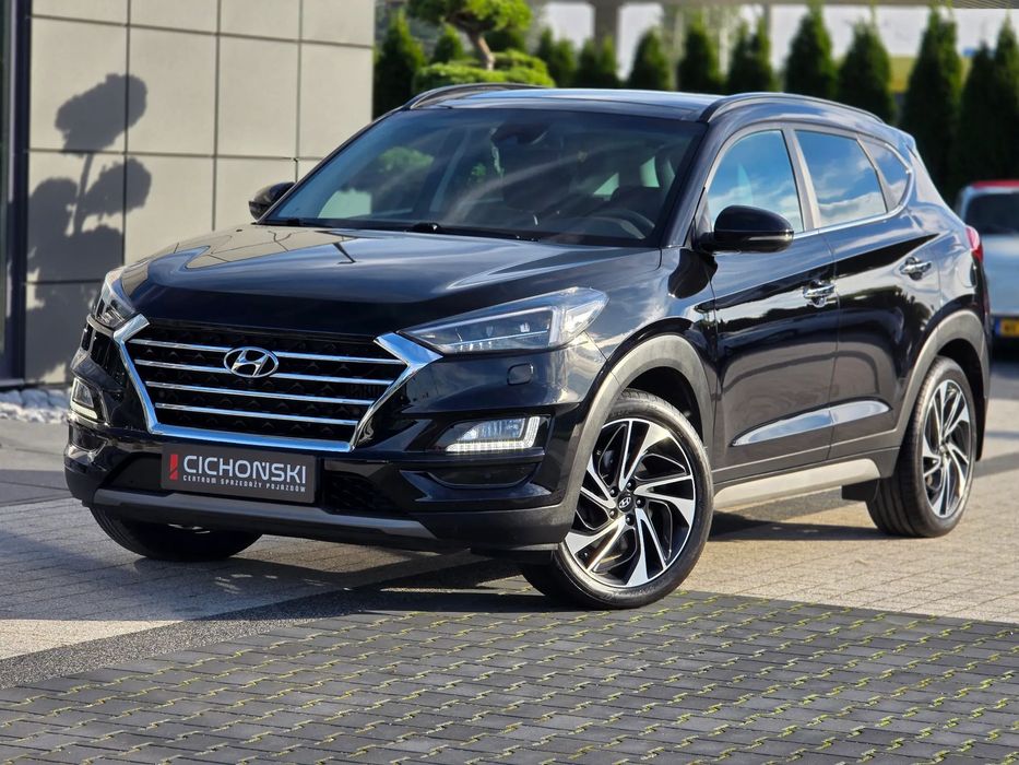 Hyundai Tucson PREMIUM 2020 4x4 Automat 177Koni BEZWYPADKOWY z Polskiego Salonu FV23%