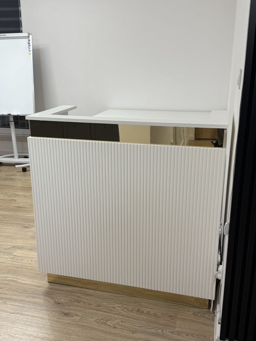 Recepcja bialo zlota ryflowana