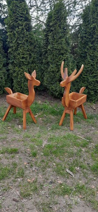 Donica kwietnik jelonek sarenka taczka ogrodowa